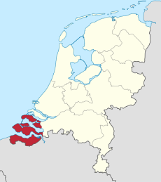 Zeeland の地図